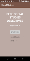 BECE Social Studies Objectives Screenshot