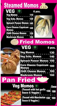 The Momo Factory menu 3