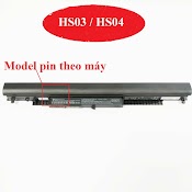 Pin Laptop Hp Hs04 Hs03 14 - Ac 15 - Ac 15 - Ay Hstnn - Lb6V Hstnn - Lb6U 240 G4 245 246 G4 250 255 256 G4 - Hp Pavilion 14Q 15Q