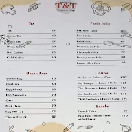 Awasthy's T & T Restro & Cafe menu 5