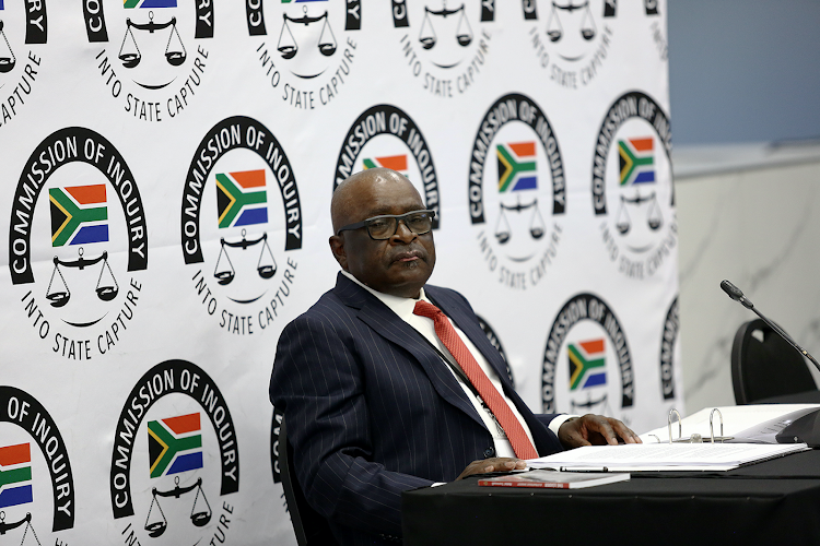 Former minister and NEC member Ngoako Ramatlhodi at the Commission of Inquiry into State Capture