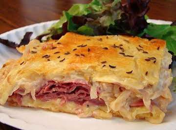 Reuben Crescent Bake