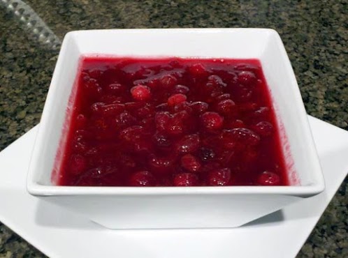 Spiced Whole Cranberry Sauce