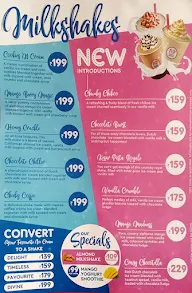 Baskin Robbins menu 1