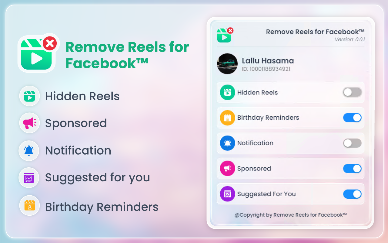 Remove Reels for Facebook™ Preview image 2