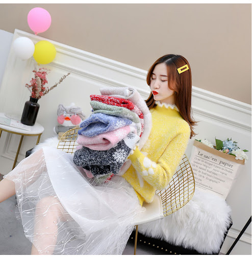 Title 3, Lazy Sweater Women With Velvet Mink Velvet Oute...