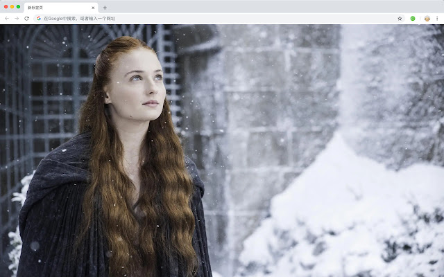 Sansa Stark Theme-New Tab Page