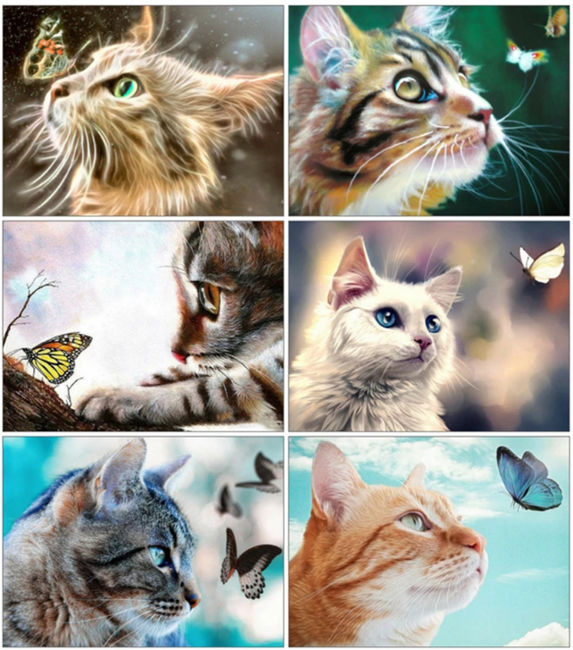 Title 12, Kit de pintura de diamantes de mariposa y anima...