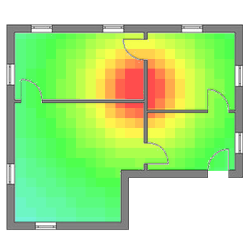 Mapa de calor wifi android