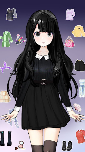 Screenshot Anime Dress Up and Makeup Game