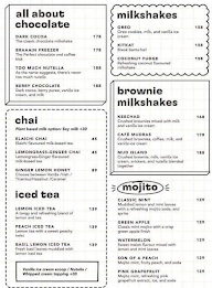 Snickerdoodle Coffeeworks menu 5