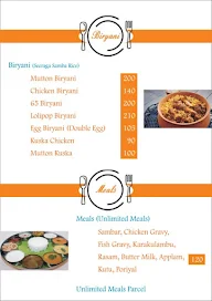 Tamilnadu Hotel menu 8