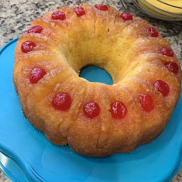 Pineapple Upside Down Bundt Cake