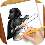 Cover Image of Herunterladen Learn to draw Lego Star Wars 1.01 APK