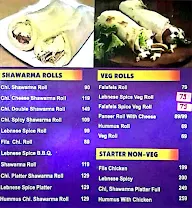 Way Down Shawarma menu 1