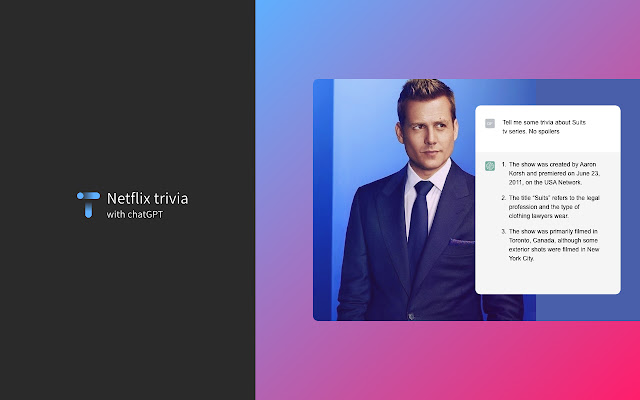 Netflix Trivia with chatGPT