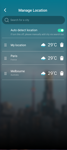 Screenshot Weather Forecast