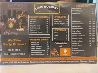 Cafe Bombay menu 3