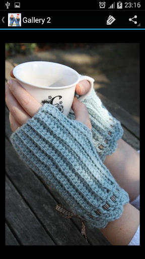 Crochet Pattern Woman Gloves