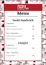 Nori - Sushi & More menu 2