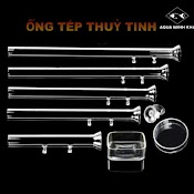 Ống Và Chén Ăn Thủy Tinh Cho Tép, Tôm, Cá - Dụng Cụ Cho Tép Ăn - Phụ Kiện Thủy Sinh