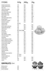 Bikaner Mithai Vala menu 6