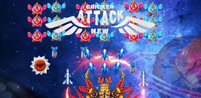 Chicken Attack Galaxy Screenshot 1 of 9