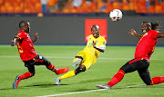 Zimbabwean striker and captain  Knowledge Musona has been criticised for missing clear-cut chances against Angola on Wednesday.  /   REUTERS