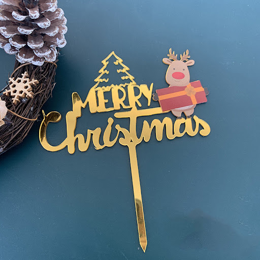 Title 5, Elk Snowman Party Cake Decoration. Decorate you...