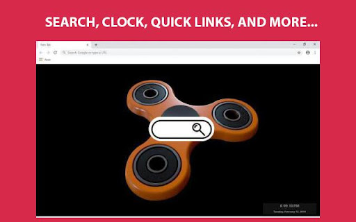 Spinner.io Wallpapers and New Tab