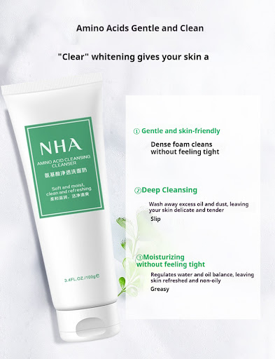 Title 8, Amino Acid Clear Foam Facial Cleanser Deep Clea...