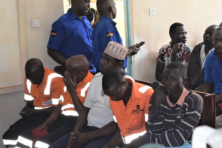 Some of the accused persons inside the court on May 23, 2023 in Amagoro.