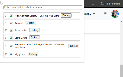 Tab Debugger