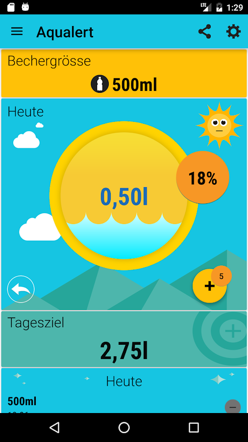   Aqualert:Wasser Trinken Erinnerung & Water Tracker – Screenshot 
