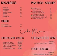 Ghrelin Cafe & Patisserie menu 3