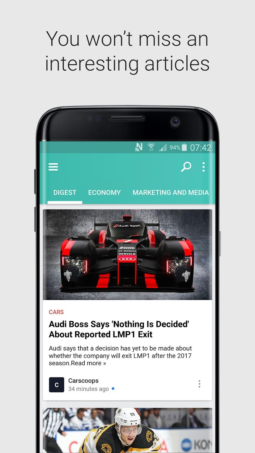 Tapito: news you want to read Screen 2