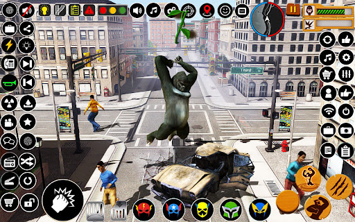 Screenshot Angry Gorilla City Attack