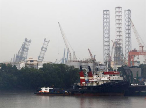 Jurong’s jack-up rig in Singapore Reuters pic
