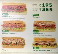 Subway menu 6