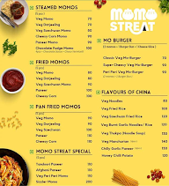 Momo Streat menu 1