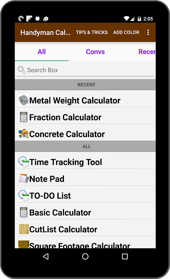 Download Handyman Calculator for PC - choilieng.com