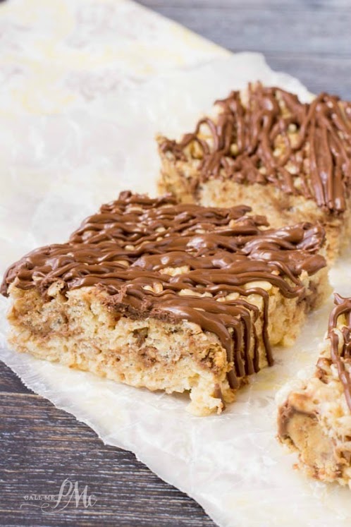 Chocolate Peanut Butter Rice Krispie Treats