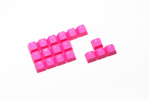 Title 1, 18 key rubber keycaps enhance typing. Enjoy a s...