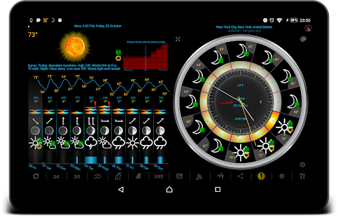 eWeather HD - weather, hurricanes, alerts, radar Screenshot