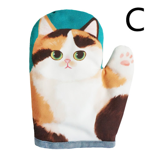 Title 3, Cute Cat Claw Microwave Oven Insulated Gloves f...