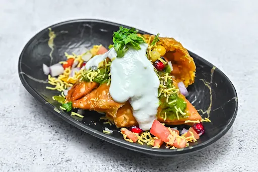 Dahi Samosa Chaat