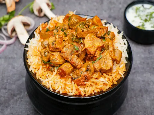 Mushroom Dum Biryani