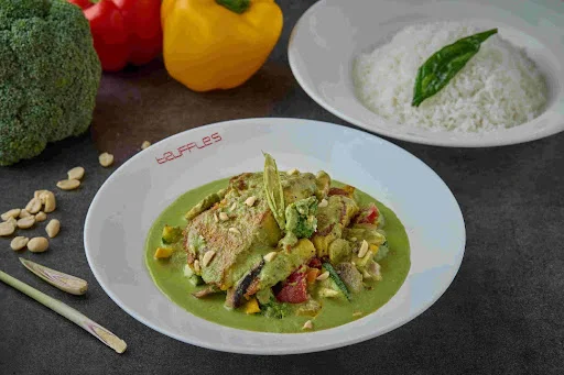 Thai Green Curry With Rice (Fish)