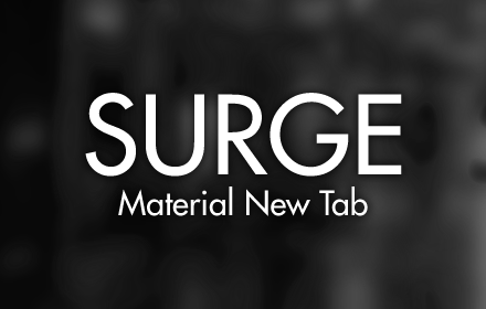 Surge - Material New Tab Preview image 0