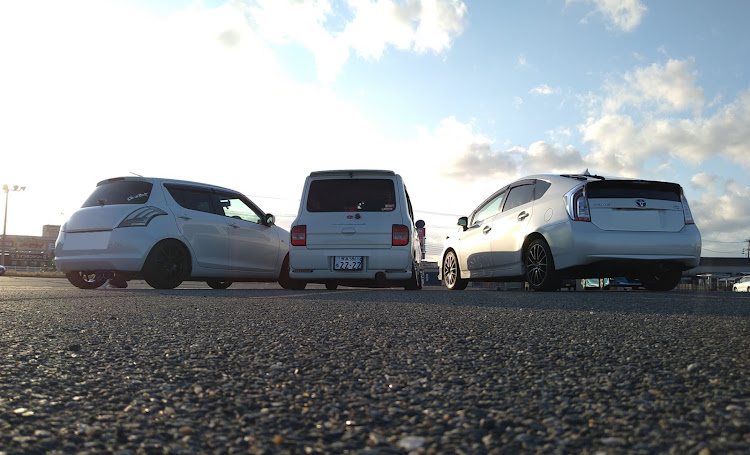 アルトラパンのオフ会・コラボ・みんな仲良し・車好きに関するカスタム事例の投稿画像6枚目